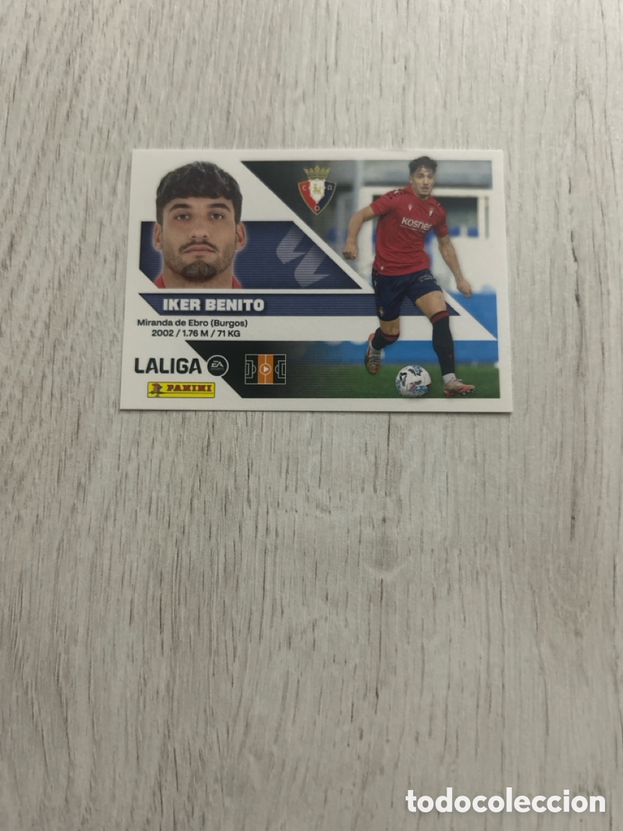 Cromos de f&uacute;tbol: Iker Benito 16 Osasuna Liga Este 2026/27 26-27 Panini