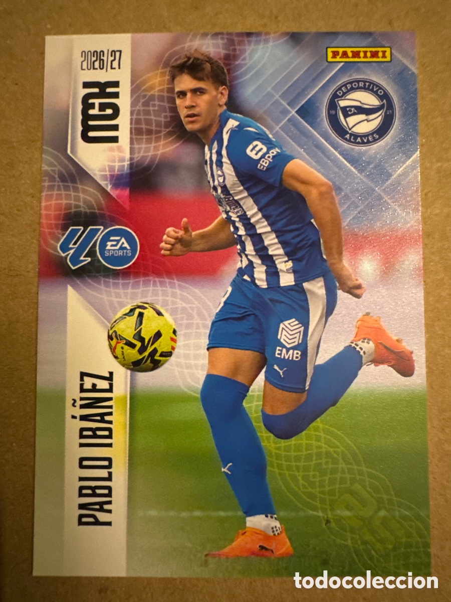 Cromos de f&uacute;tbol: # 31 Pablo Ib&aacute;&ntilde;ez Alav&eacute;s Megacracks 26 27 2026 2027