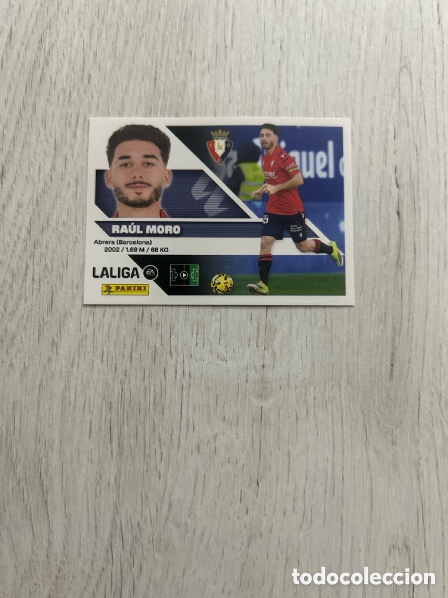 Cromos de f&uacute;tbol: Ra&uacute;l Moro 17 Osasuna Liga Este 2026/27 26-27 Panini