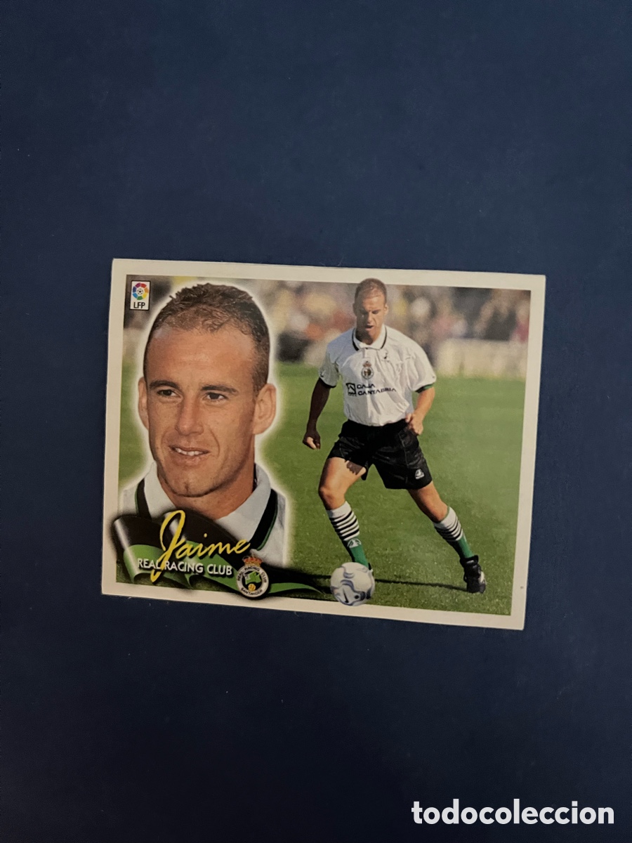 Cromos de f&uacute;tbol: Jaime Racing de Santander ( Fichaje 4 Bis ) Este 2000-01 ( recuperado)