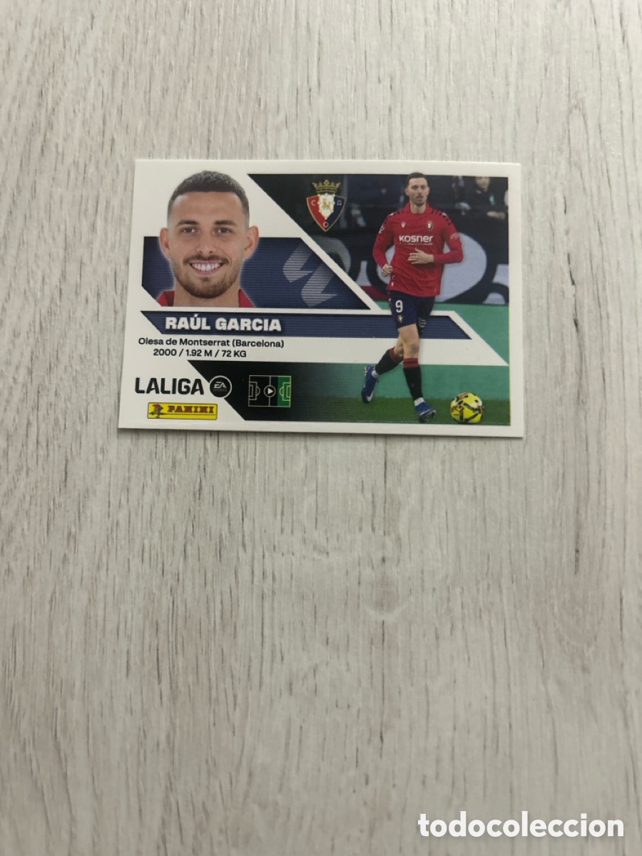 Cromos de f&uacute;tbol: Ra&uacute;l Garc&iacute;a 18 Osasuna Liga Este 2026/27 26-27 Panini