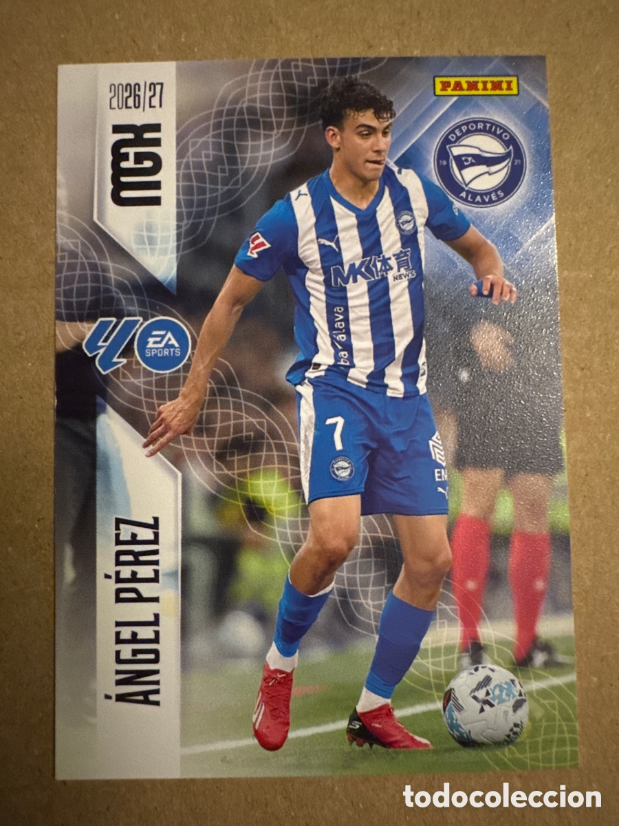 Cromos de f&uacute;tbol: # 33 &Aacute;ngel P&eacute;rez Alav&eacute;s Megacracks 26 27 2026 2027