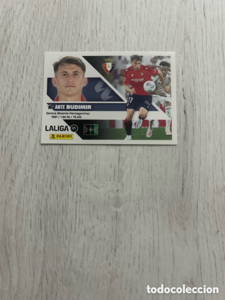 Cromos de f&uacute;tbol: Budimir 20 Osasuna Liga Este 2026/27 26-27 Panini