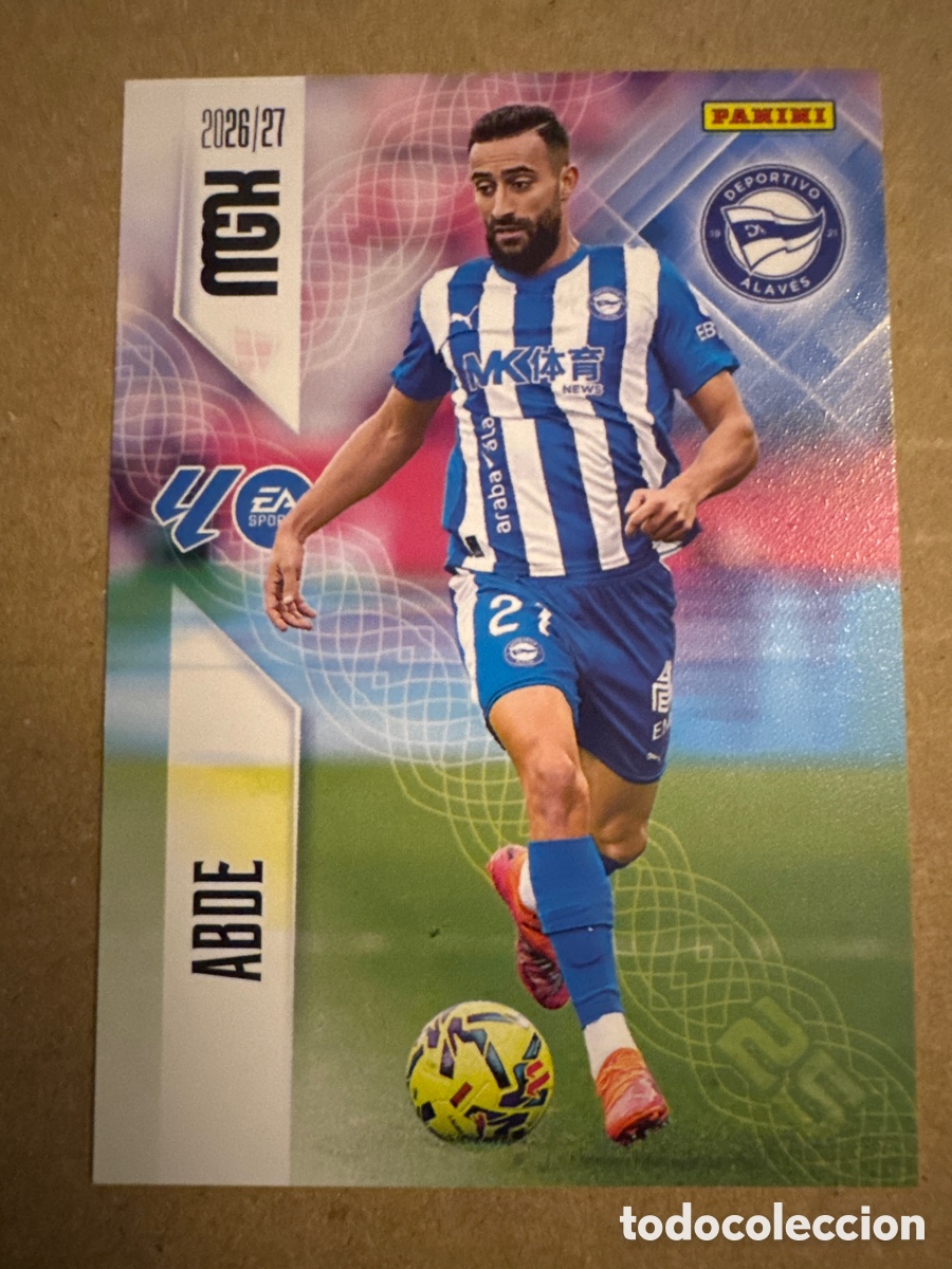 Cromos de f&uacute;tbol: # 34 Abde Rebbach Alav&eacute;s Megacracks 26 27 2026 2027