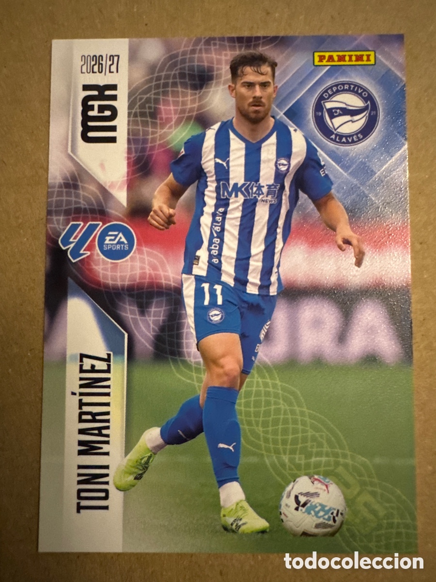 Cromos de f&uacute;tbol: # 35 Toni Mart&iacute;nez Alav&eacute;s Megacracks 26 27 2026 2027