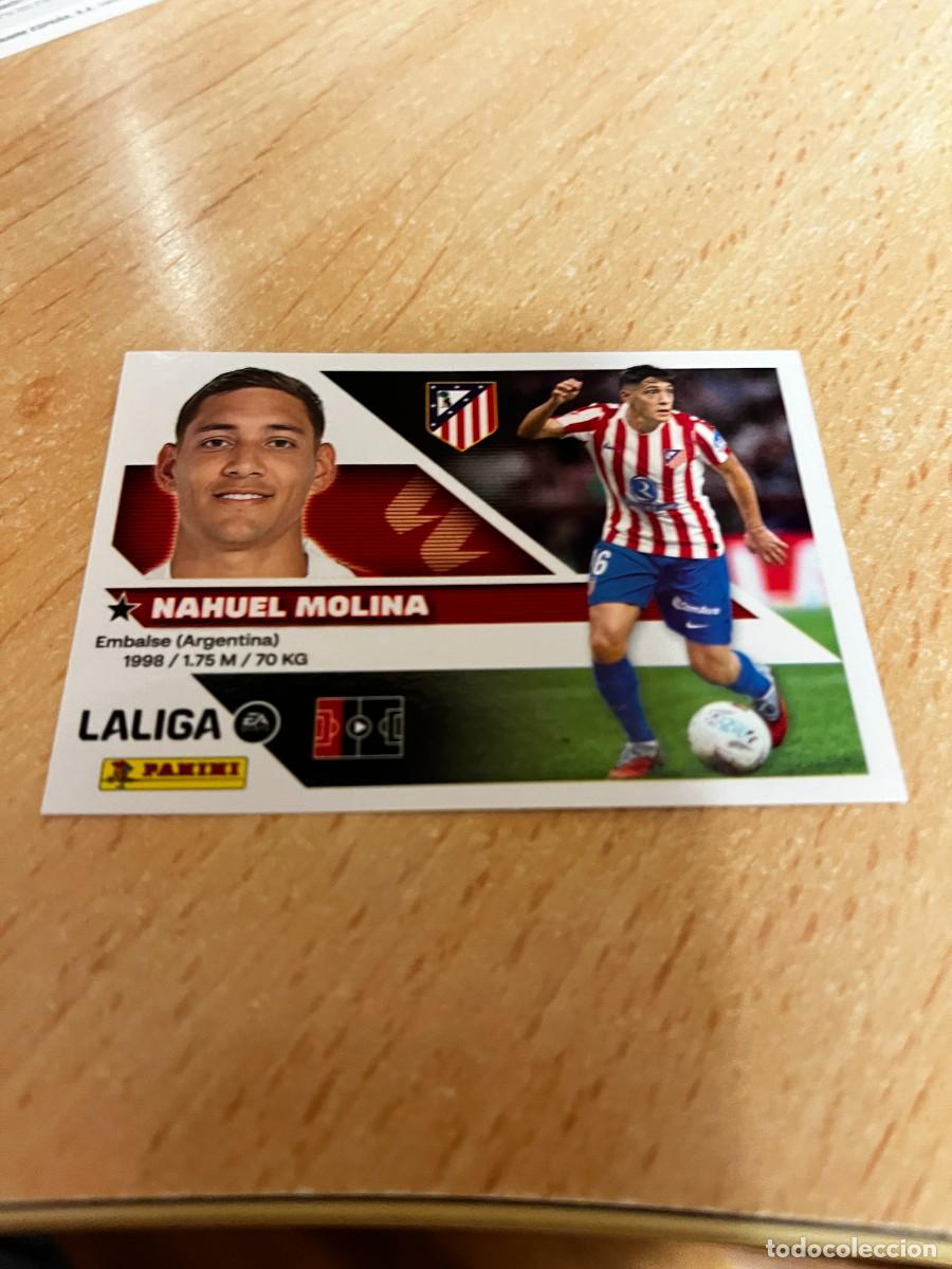 Cromos de f&uacute;tbol: LIGA ESTE 2026 2027 26 27 PANINI N&ordm; 6 NAHUEL MOLINA ATLETICO DE MADRID