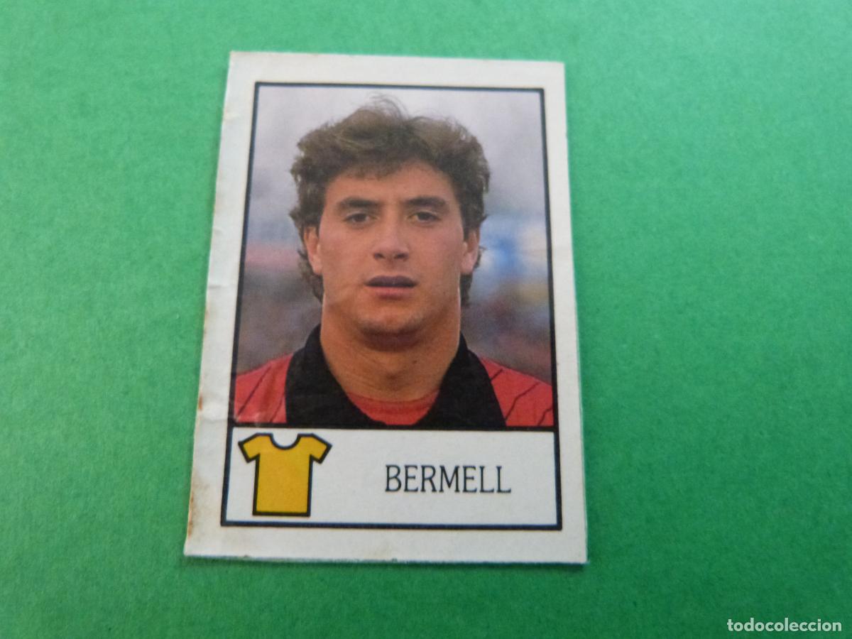 Cromos de f&uacute;tbol: CROMO FUTBOL BERMELL CADIZ C.F. RECORTADO N&ordm; 62 LIGA BOLLYCAO 1987-1988/87-88