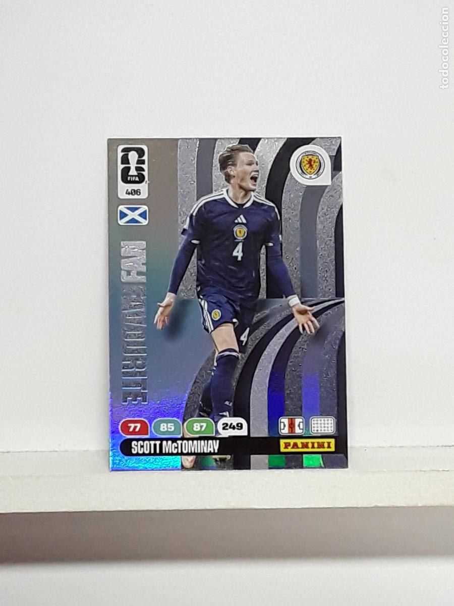 Cromos de f&uacute;tbol: ADRENALYN MUNDIAL 2026 WORLD CUP 26 ALBUM PANINI N 406 ESCOCIA SCOTT MCTOMINAY