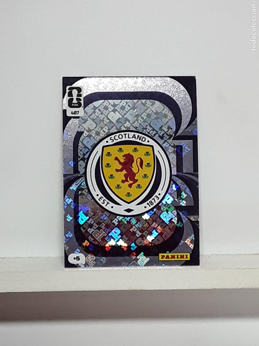 Cromos de f&uacute;tbol: ADRENALYN MUNDIAL 2026 WORLD CUP 26 ALBUM PANINI N 407 ESCOCIA ESCUDO LOGO