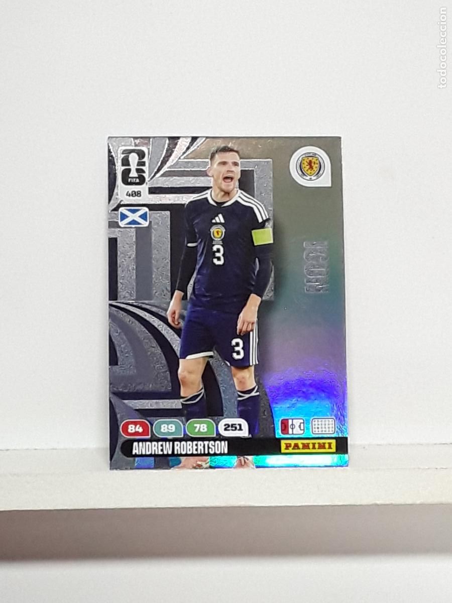 Cromos de f&uacute;tbol: ADRENALYN MUNDIAL 2026 WORLD CUP 26 ALBUM PANINI N 408 ESCOCIA ANDREW ROBERTSON