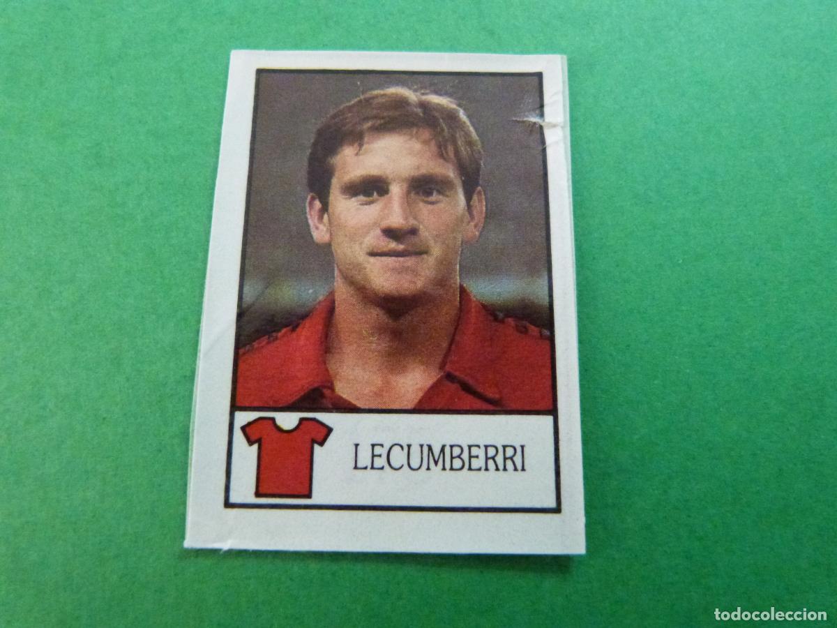 Cromos de f&uacute;tbol: CROMO FUTBOL LECUMBERRI AT. OSASUNA RECORTADO N&ordm; 175 LIGA BOLLYCAO 1987-1988/87-88