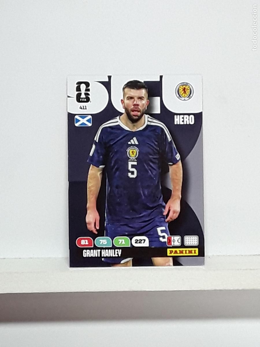 Cromos de f&uacute;tbol: ADRENALYN MUNDIAL 2026 WORLD CUP 26 ALBUM PANINI N 411 ESCOCIA GRANT HANLEY
