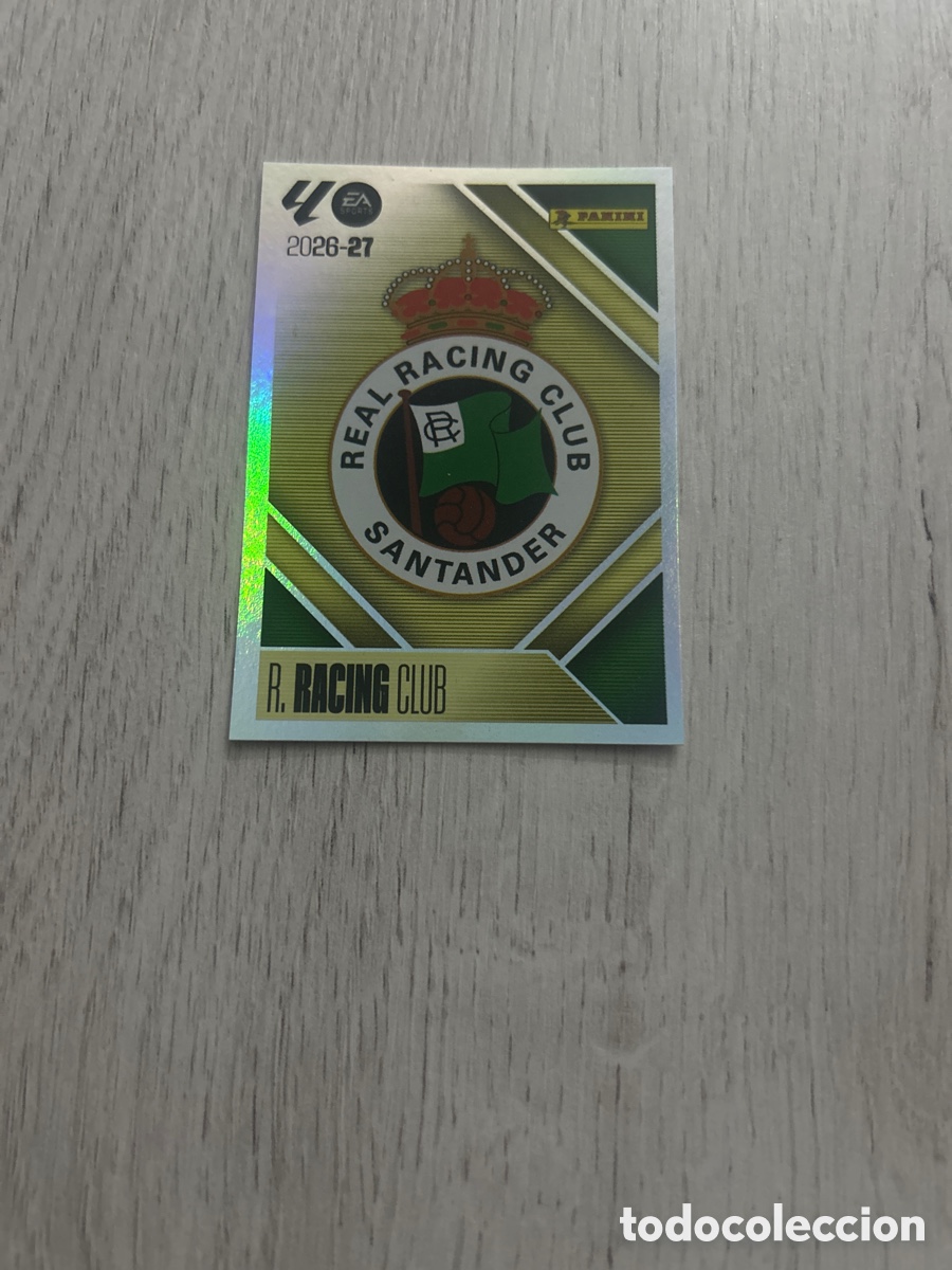 Cromos de f&uacute;tbol: Escudo 1 Racing Liga Este 2026/27 26-27 Panini