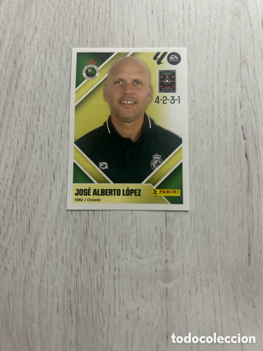 Cromos de f&uacute;tbol: Jos&eacute; Alberto L&oacute;pez 2 Entrenador Racing Liga Este 2026/27 26-27 Panini