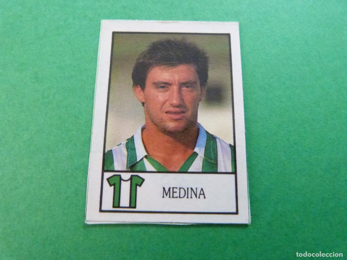 Cromos de f&uacute;tbol: CROMO FUTBOL MEDINA REAL BETIS RECORTADO N&ordm; 53 LIGA BOLLYCAO 1987-1988/87-88