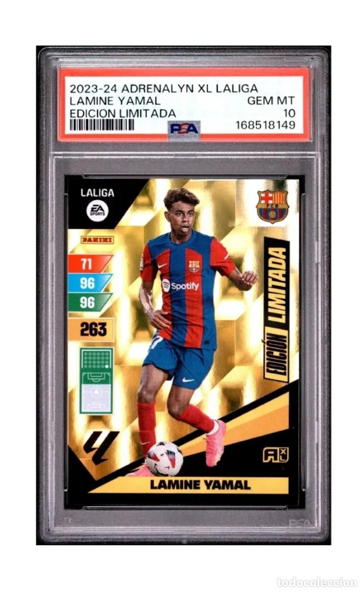Cromos de f&uacute;tbol: PSA 10 Lamine Yamal 2023 Edici&oacute;n limitada ROOKIE