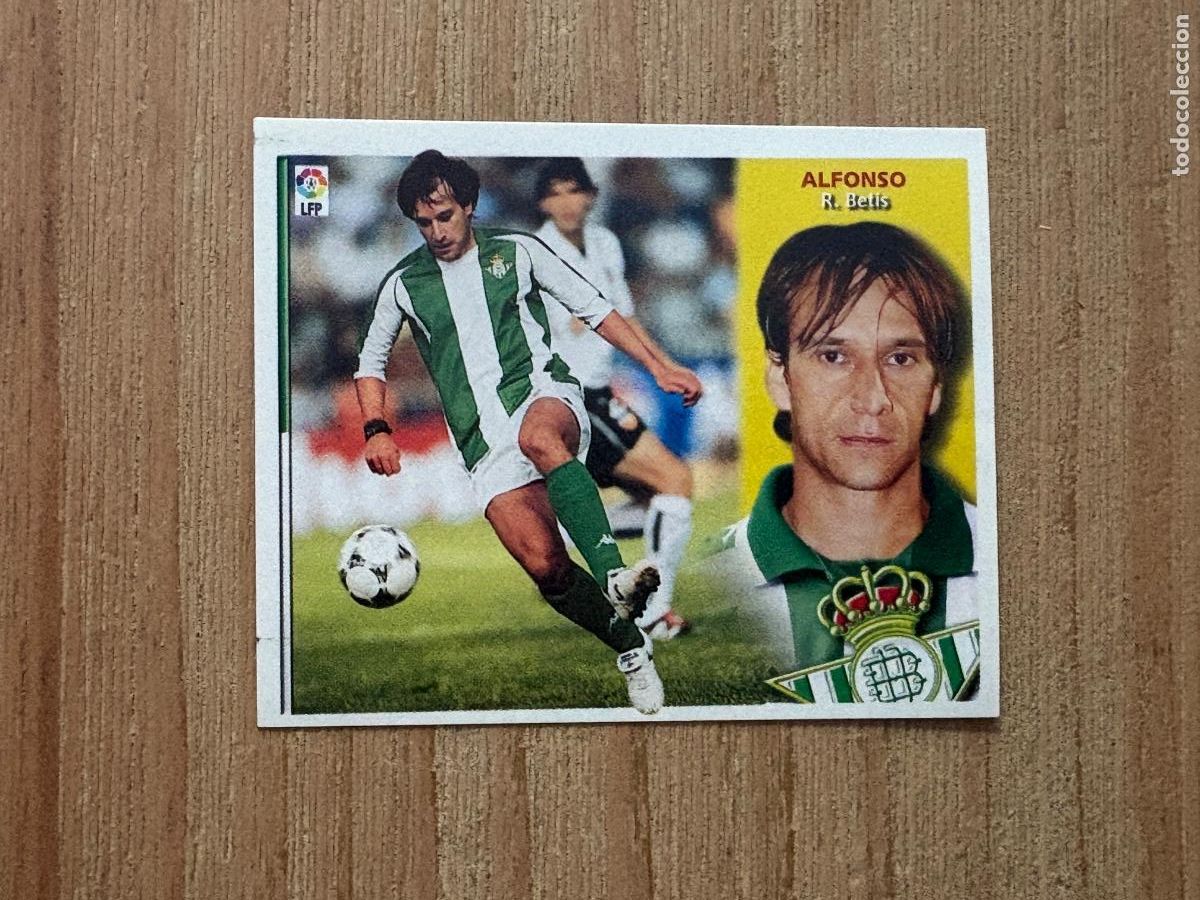 Figurine di Calcio: 37. CROMO LIGA COLECCIONES ESTE 2003-04 03-04 REAL BETIS FICHAJE N 7 ALFONSO SIN PEGAR