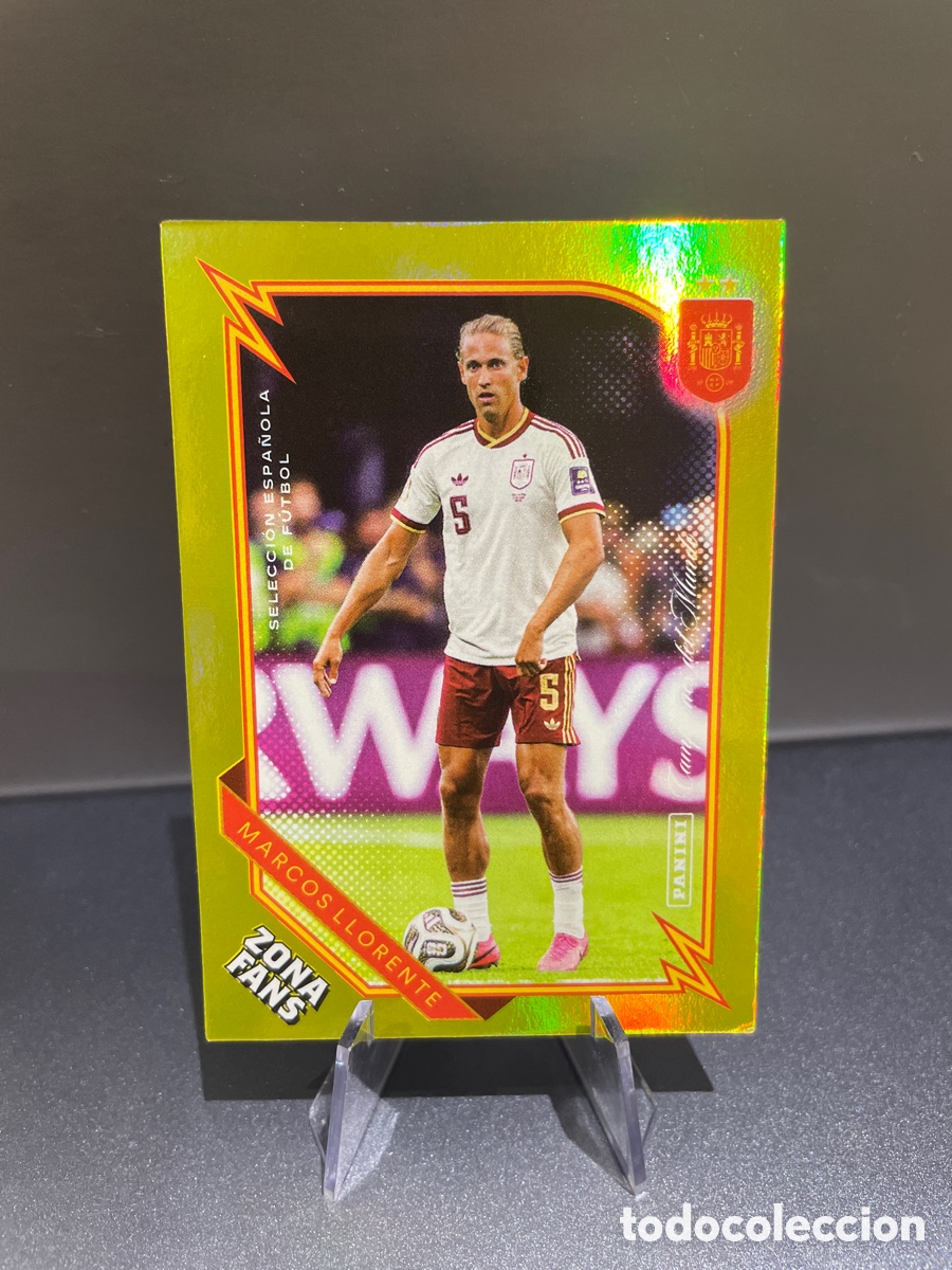 Cromos de f&uacute;tbol: Marcos Llorente KO33 Kromix Gold Zona Fans Pasion Espa&ntilde;a Panini Club 2026 Seleccion Espa&ntilde;ola