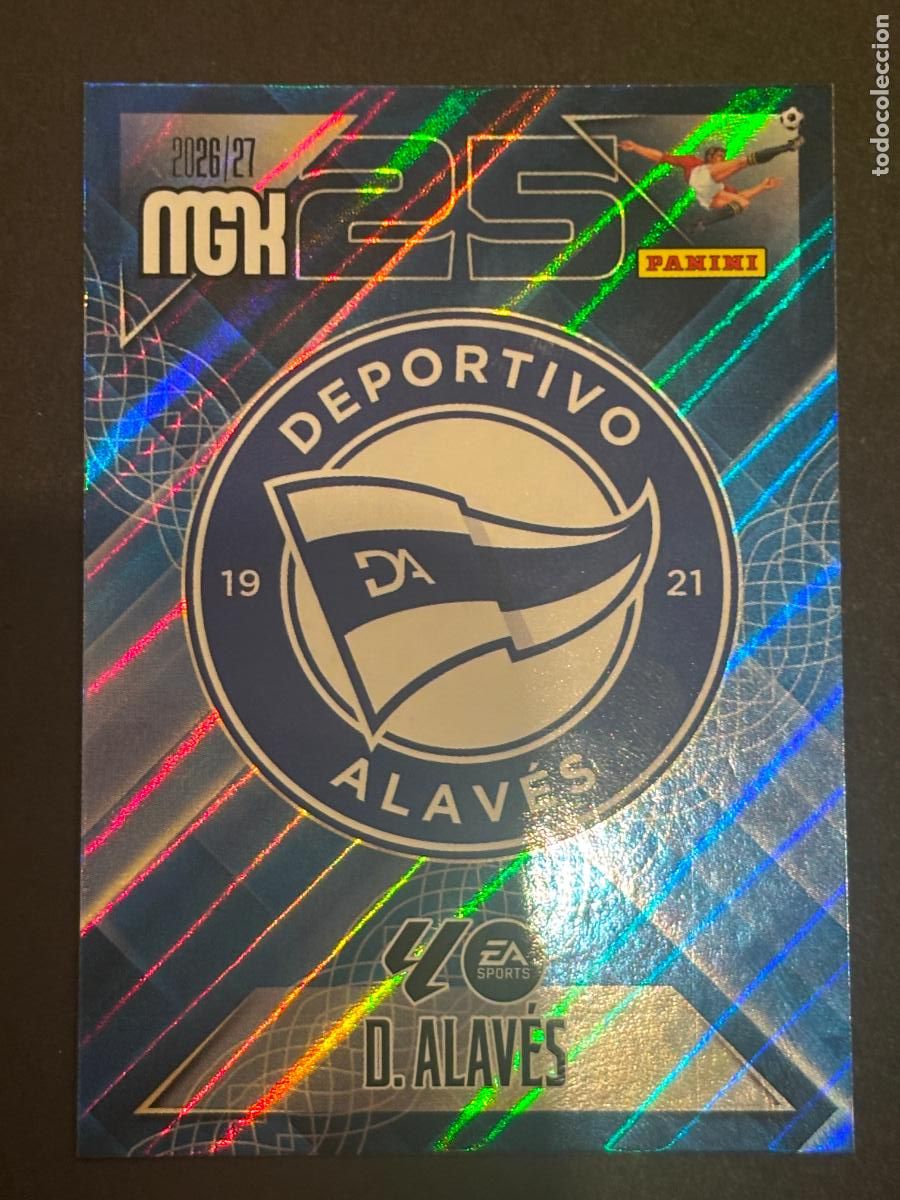 Football Stickers: 19 ESCUDO ALAVES MEGACRACKS MGK 26-27 2026-2027 PANINI LIGA