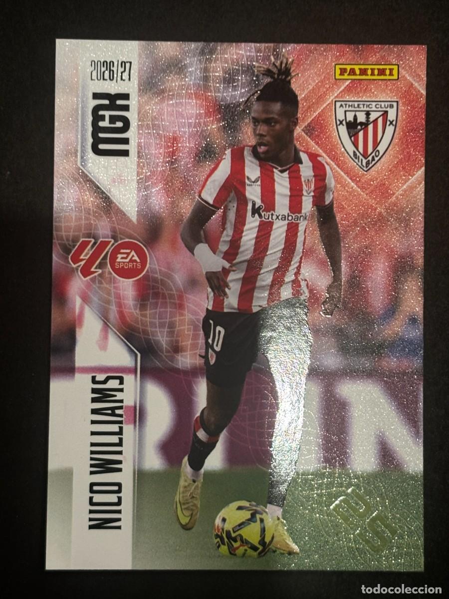 Cromos de Futebol: 54 NICO WILLIAMS AT BILBAO MEGACRACKS MGK 26-27 2026-2027 PANINI LIGA