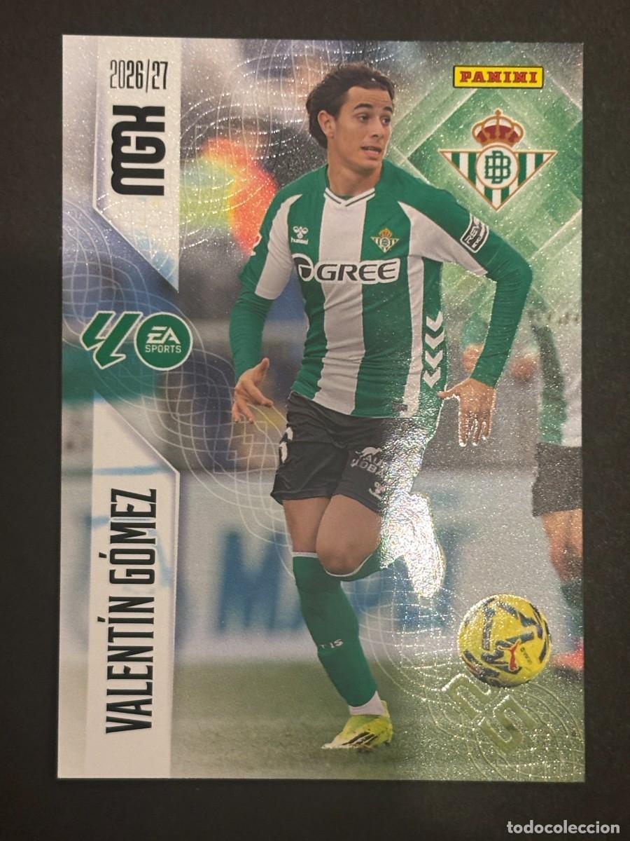 Cromos de Futebol: 98 VALENT&Iacute;N G&Oacute;MEZ BETIS MEGACRACKS MGK 26-27 2026-2027 PANINI LIGA