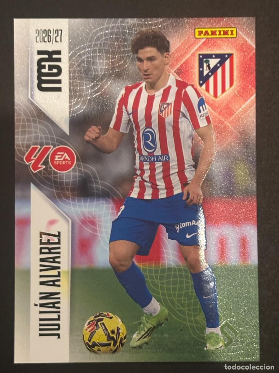 Cromos de Futebol: 71 JULI&Aacute;N &Aacute;LVAREZ AT MADRID MEGACRACKS MGK 26-27 2026-2027 PANINI LIGA