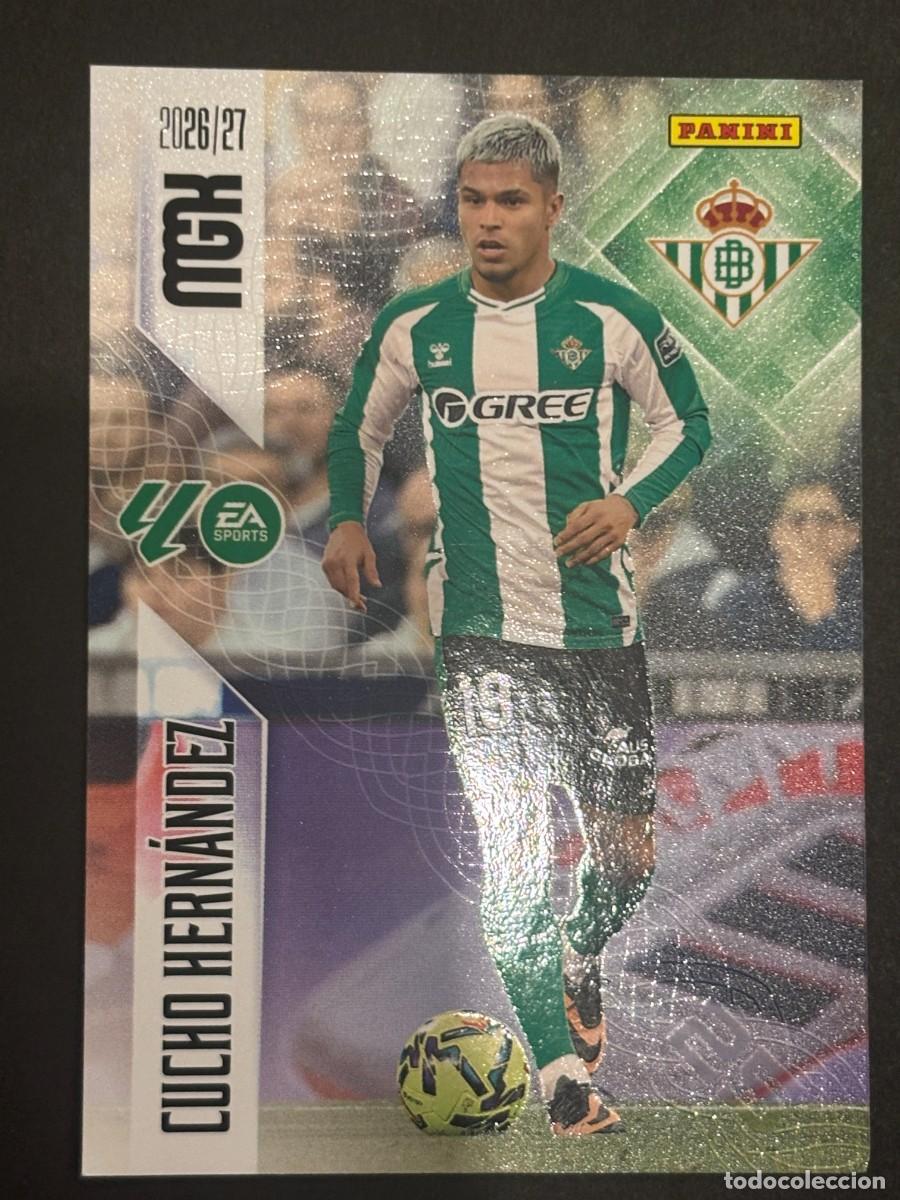 Cromos de Futebol: 107 CUCHO HERN&Aacute;NDEZ BETIS MEGACRACKS MGK 26-27 2026-2027 PANINI LIGA