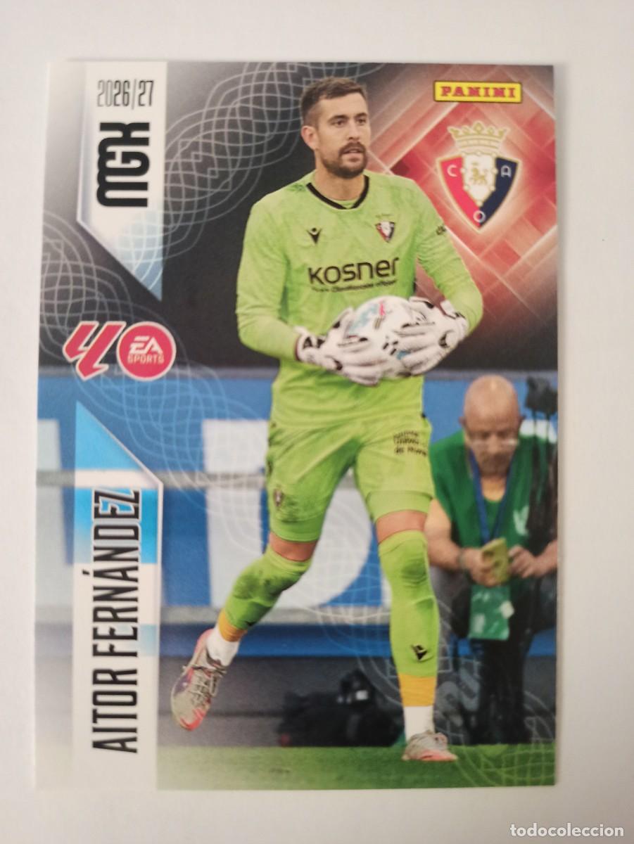 Cromos de Futebol: Aitor Fernandez 255 - Osasuna - MEGACRACKS 2026 2027 - 26 27 - MGK - PANINI