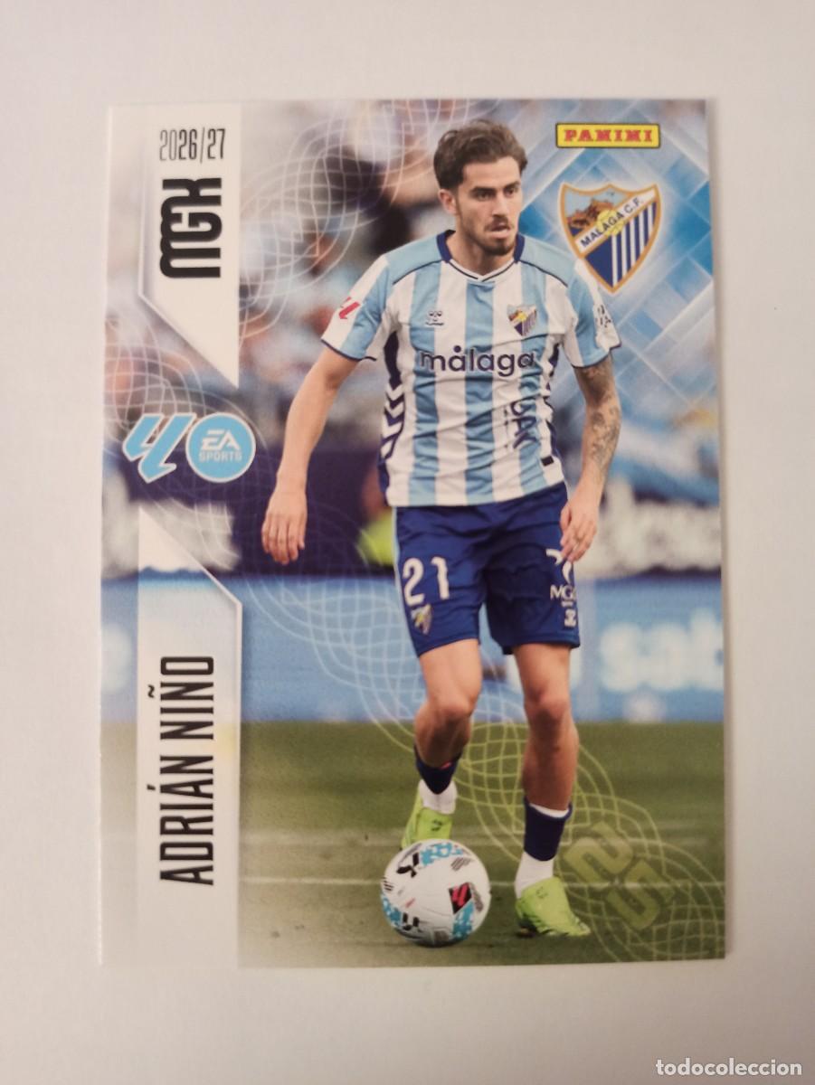 Figurine di Calcio: Adrian Ni&ntilde;o 250 - M&aacute;laga - MEGACRACKS 2026 2027 - 26 27 - MGK - PANINI