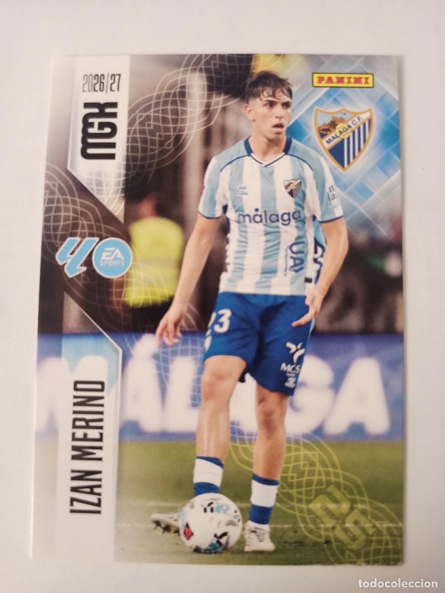 Figurine di Calcio: Izan Merino 244 - M&aacute;laga - MEGACRACKS 2026 2027 - 26 27 - MGK - PANINI