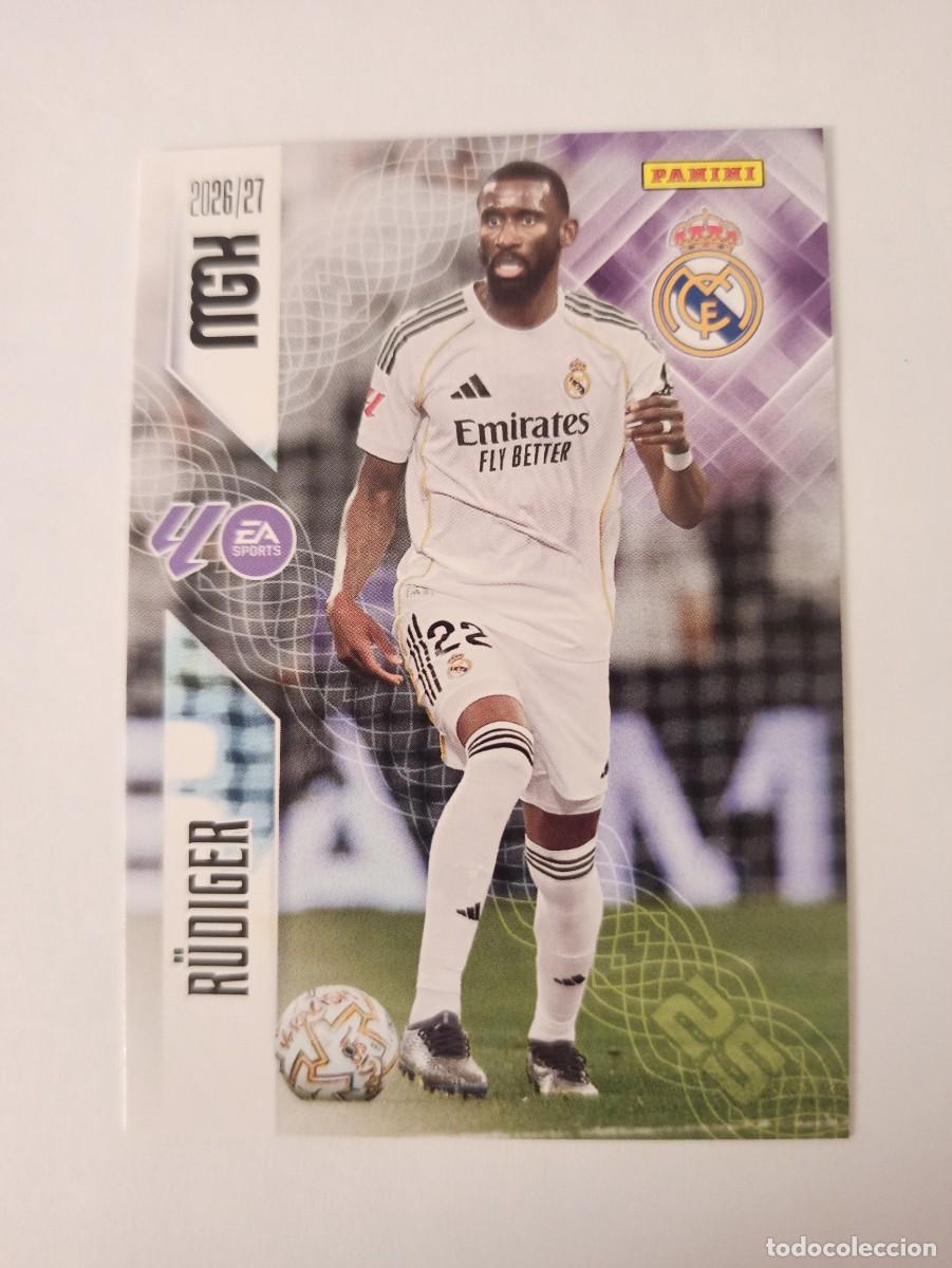 Football Stickers: Rudiger 223 - R. Madrid - MEGACRACKS 2026 2027 - 26 27 - MGK - PANINI