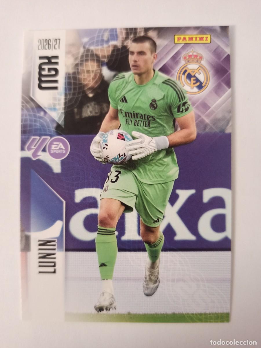 Football Stickers: Lunin 219 - R. Madrid - MEGACRACKS 2026 2027 - 26 27 - MGK - PANINI