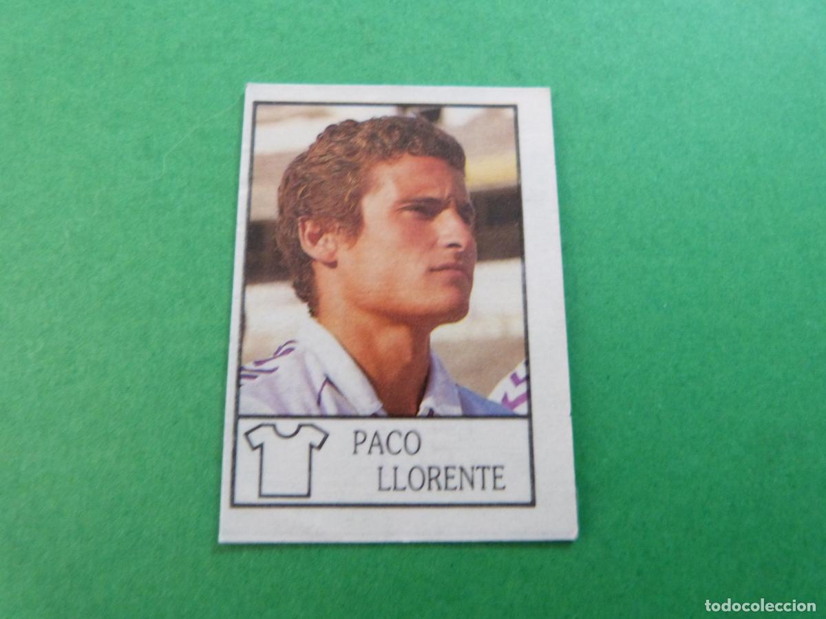 Cromos de f&uacute;tbol: CROMO FUTBOL PACO LLORENTE SEVILLA F.C. RECORTADO N&ordm; 135 LIGA BOLLYCAO 1987-1988/87-88