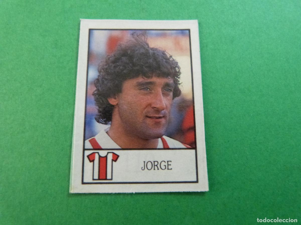 Cromos de f&uacute;tbol: CROMO FUTBOL JORGE U.D.LOGRO&Ntilde;ES RECORTADO N&ordm; 119 LIGA BOLLYCAO 1987-1988/87-88