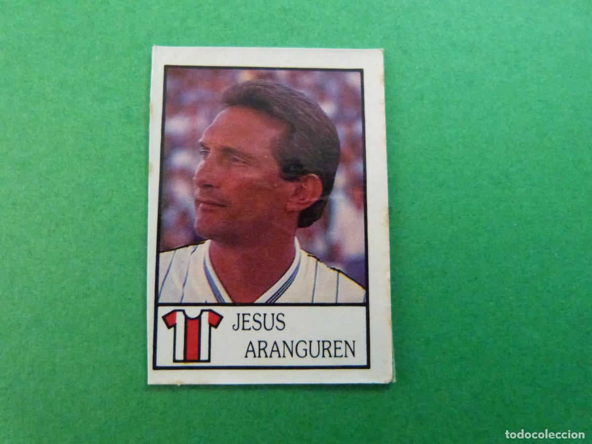 Cromos de f&uacute;tbol: CROMO FUTBOL ARANGUREN U.D.LOGRO&Ntilde;ES RECORTADO N&ordm; 106 LIGA BOLLYCAO 1987-1988/87-88