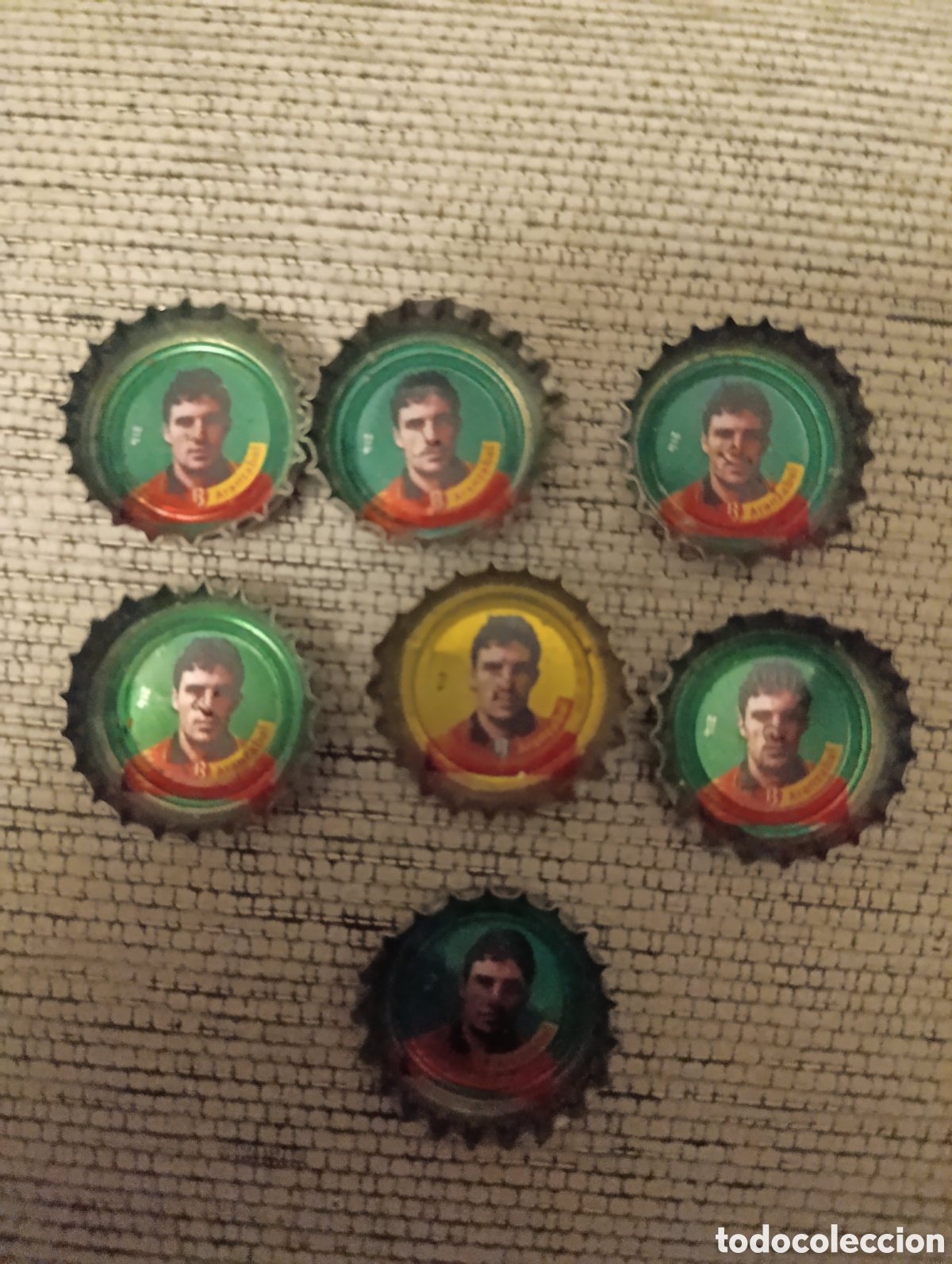 Cromos de f&uacute;tbol: Chapa Coca Cola Selecci&oacute;n Espa&ntilde;ola de Futbol n 13 Aranzabal