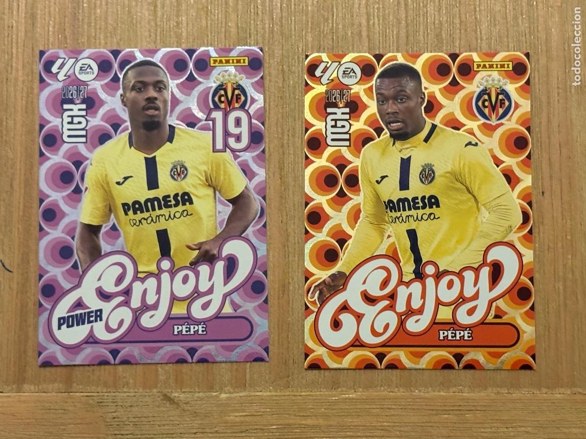 Cromos de f&uacute;tbol: 37. CROMO MEGACRACKS 2026-27 26-27 ENJOY + ENJOY POWER PEPE 386+ P386