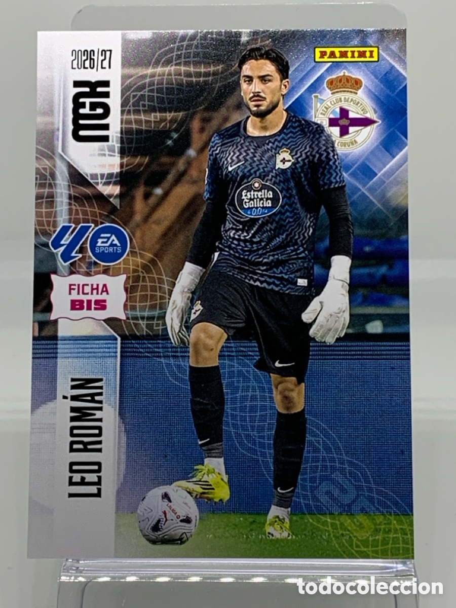 Football Stickers: 129 Bis-. Leo Rom&aacute;n Real Club Deportivo 2 &ordf; SEGUNDA EDICI&Oacute;N - MEGACRACKS 2026 2027 - 26 27 MGK