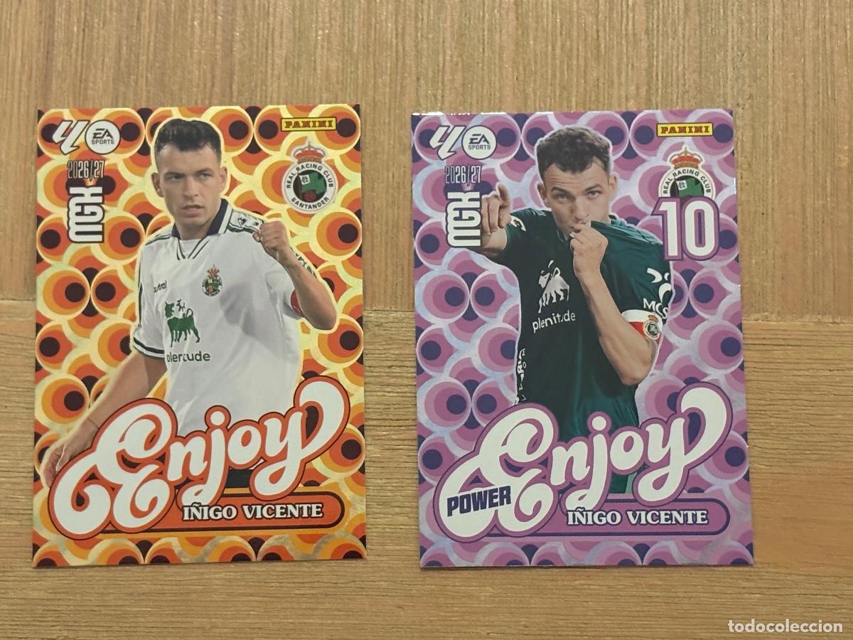 Fu&szlig;ball-Sticker: 37. CROMO MEGACRACKS 2026-27 26-27 ENJOY + ENJOY POWER I&Ntilde;IGO VICENTE 383+ P383