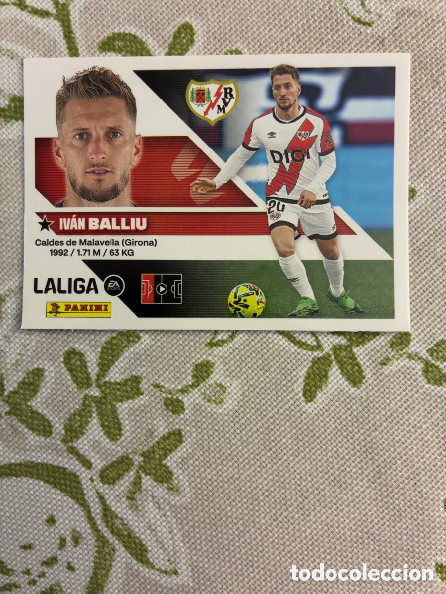 Cromos de f&uacute;tbol: Cromo Iv&aacute;n Balliu N&ordm; 6 - Rayo Vallecano - Liga 2026-27 Colecciones Este / Panini (Sin Pegar)