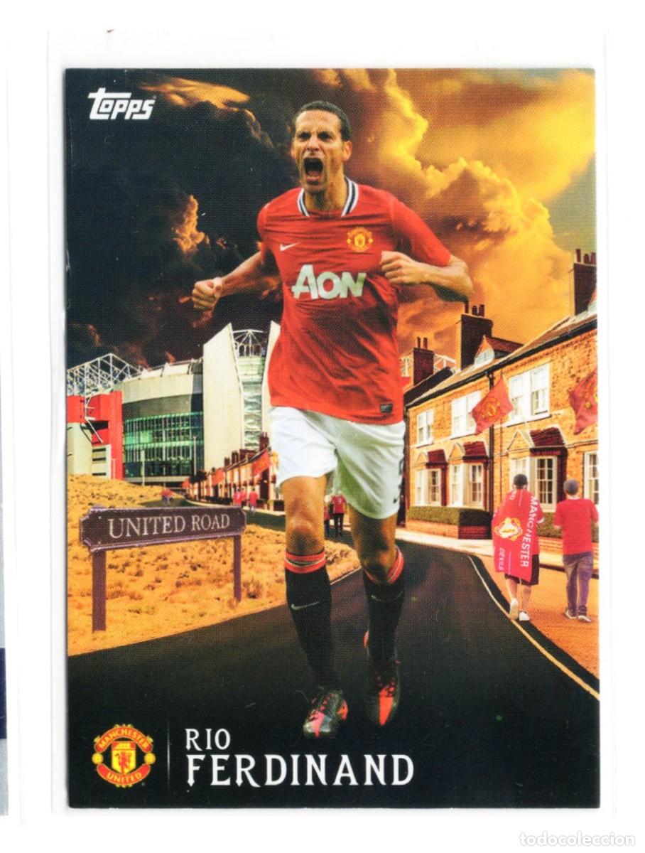 Cromos de f&uacute;tbol: RIO FERDINAND MANCHESTER UNITED ROAD TOPPS 2026