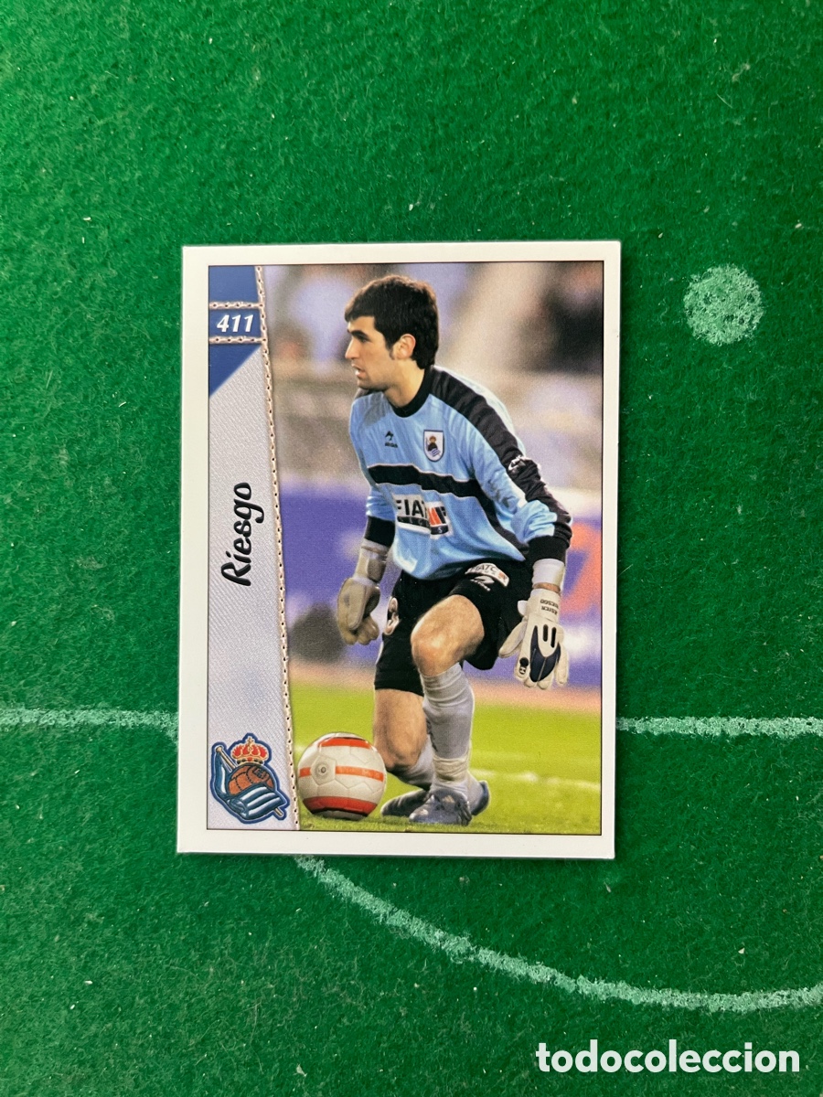 Cromos de f&uacute;tbol: 411 RIESGO REAL SOCIEDAD LAS FICHAS DE LA LIGA 2006 2007 MUNDICROMO