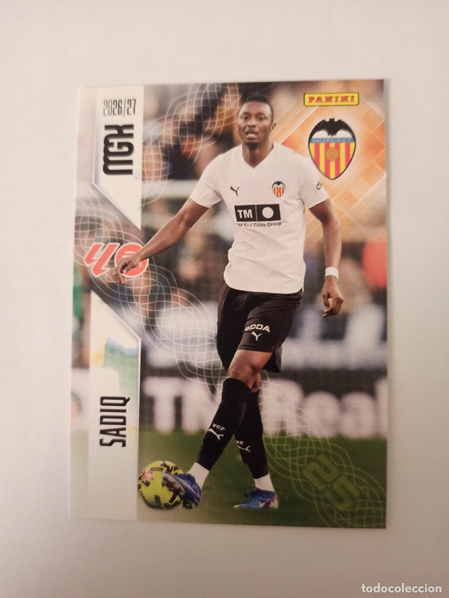 Football Stickers: Sadiq 360 - Valencia - MEGACRACKS 2026 2027 - 26 27 - MGK - PANINI