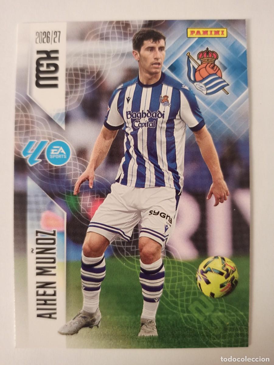 Fu&szlig;ball-Sticker: Aihen Mu&ntilde;oz 314 - R. Sociedad - MEGACRACKS 2026 2027 - 26 27 - MGK - PANINI