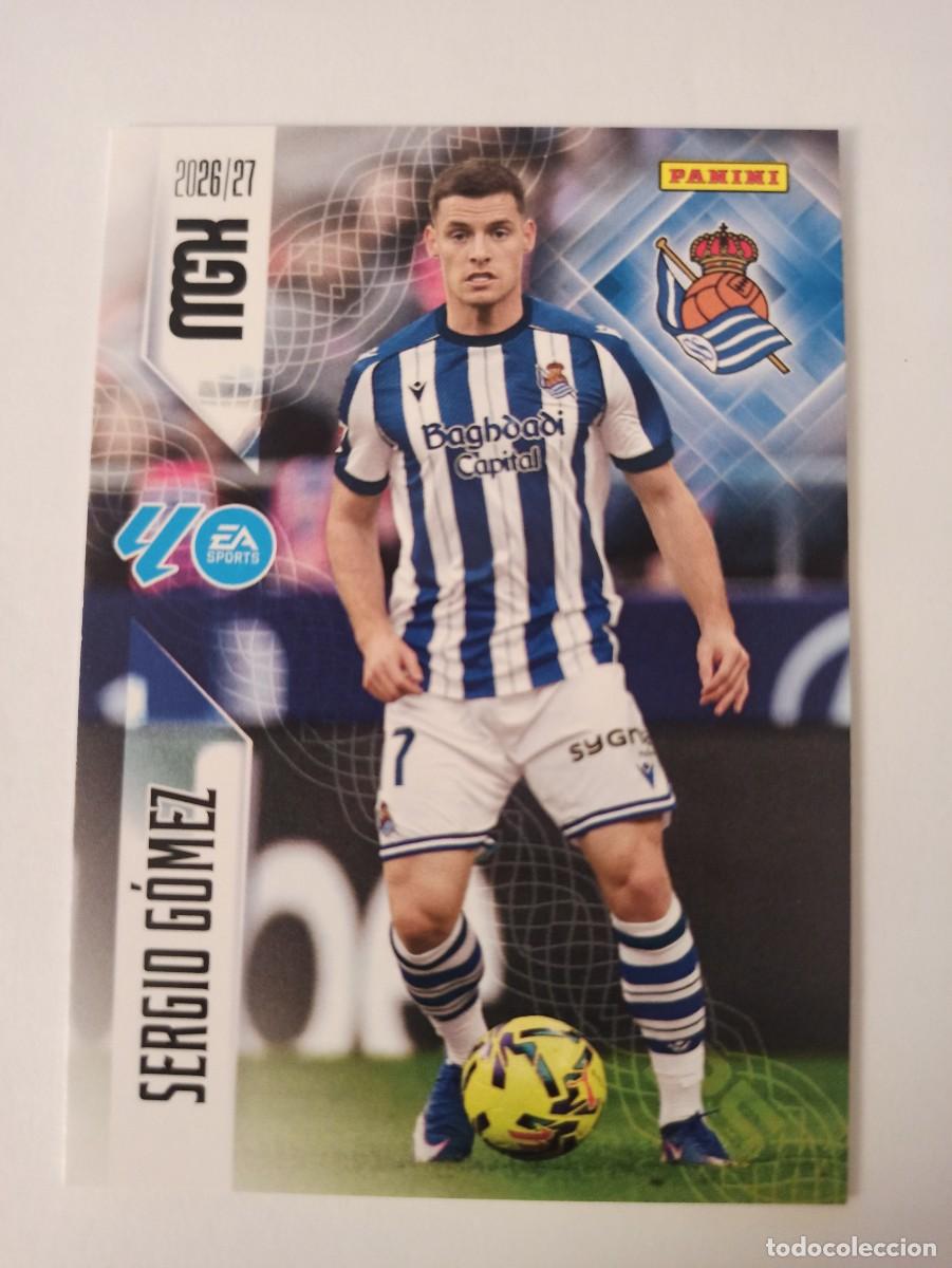Fu&szlig;ball-Sticker: Sergio Gomez 313 - R. Sociedad - MEGACRACKS 2026 2027 - 26 27 - MGK - PANINI