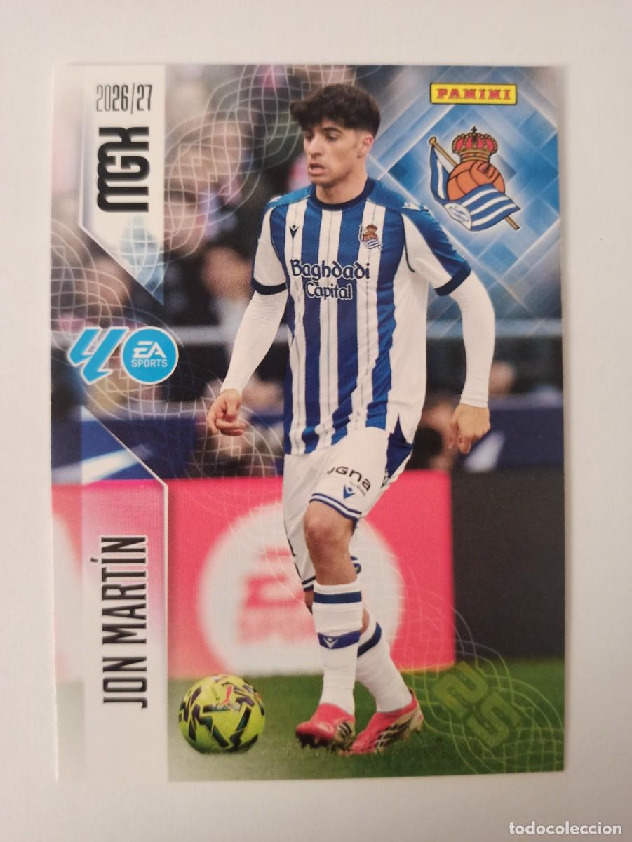 Fu&szlig;ball-Sticker: Jon Martin 311 - R. Sociedad - MEGACRACKS 2026 2027 - 26 27 - MGK - PANINI