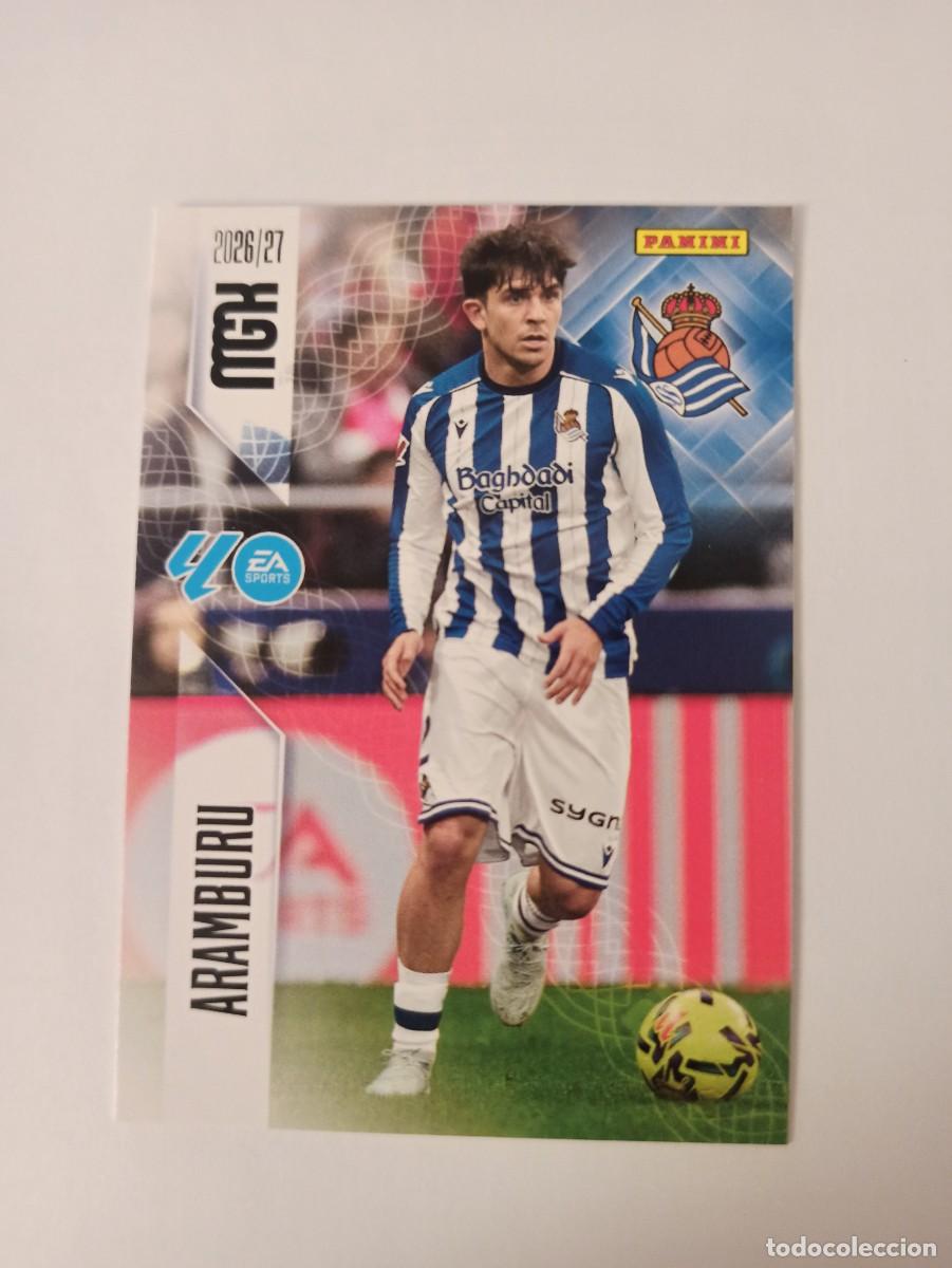 Fu&szlig;ball-Sticker: Aramburu 310 - R. Sociedad - MEGACRACKS 2026 2027 - 26 27 - MGK - PANINI