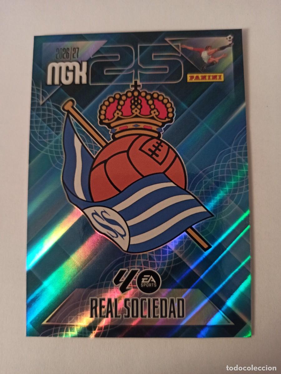 Fu&szlig;ball-Sticker: Escudo 307 - R. Sociedad - MEGACRACKS 2026 2027 - 26 27 - MGK - PANINI