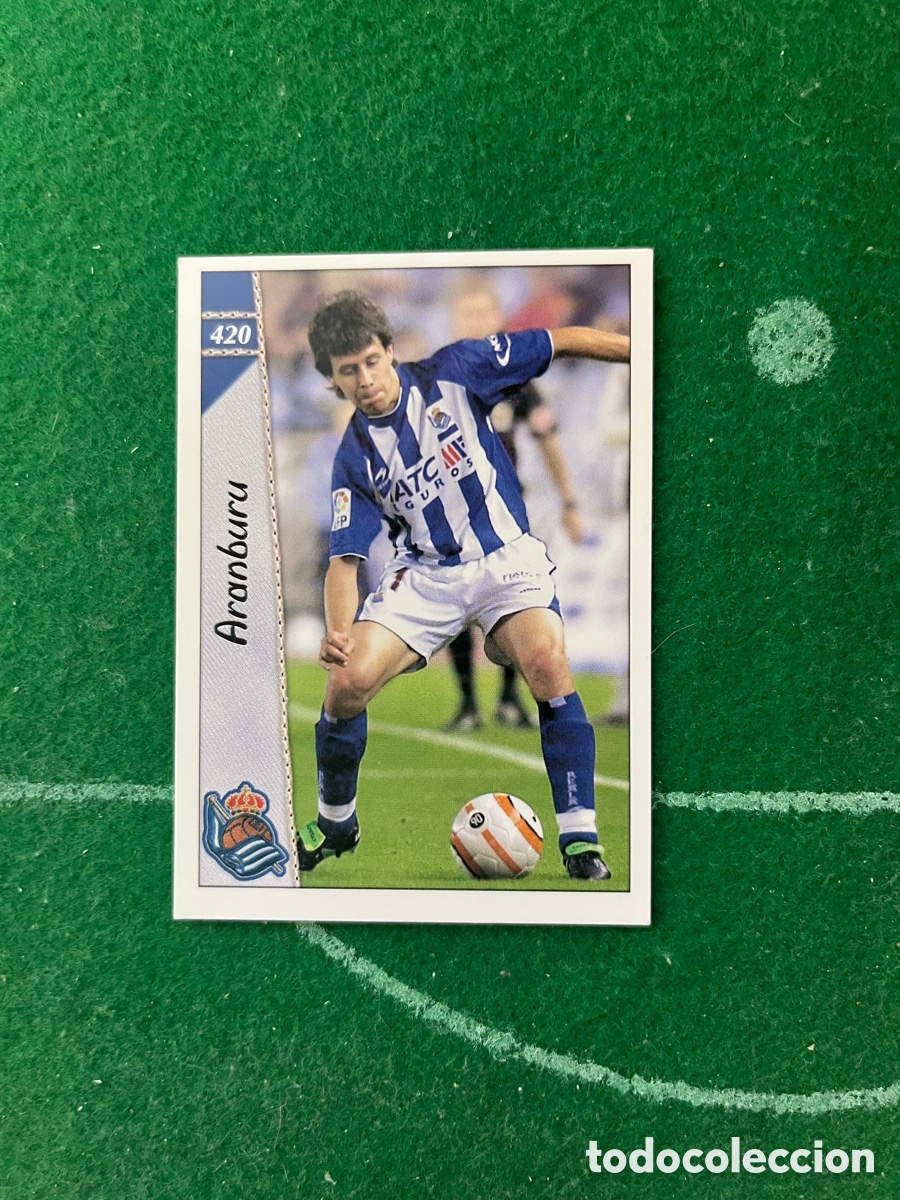 Cromos de Futebol: 420 ARANBURU REAL SOCIEDAD LAS FICHAS DE LA LIGA 2006 2007 MUNDICROMO