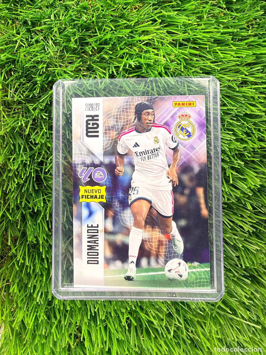 Cromos de f&uacute;tbol: N&ordm; 478 Diomande Nuevo Fichaje Real Madrid CF Megacracks 26 27